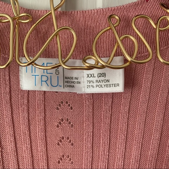Time and Tru Sweeper Sweater - Picture 3 of 5